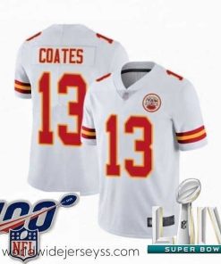 Exceptionally fashioned 2020 Super Bowl LIV Kansas City Chiefs #13 Sammie Coates White Vapor Untouchable Limited Player Football Jersey