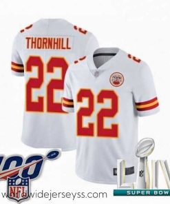 Superbly made 2020 Super Bowl LIV Kansas City Chiefs #22 Juan Thornhill White Vapor Untouchable Limited Player Football Jersey
