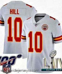 Exceptionally fashioned 2020 Super Bowl LIV Nike Kansas City Chiefs #10 Tyreek Hill White Vapor Untouchable Limited Player NFL Jersey