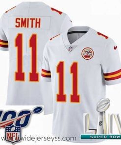 Exceptionally fashioned 2020 Super Bowl LIV Nike Kansas City Chiefs #11 Alex Smith White Vapor Untouchable Limited Player NFL Jersey