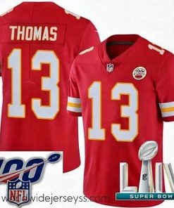 Marvelously styled 2020 Super Bowl LIV Nike Kansas City Chiefs #13 De'Anthony Thomas Red Team Color Vapor Untouchable Limited Player NFL Jersey