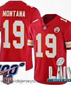 Exquisitely designed 2020 Super Bowl LIV Nike Kansas City Chiefs #19 Joe Montana Red Team Color Vapor Untouchable Limited Player NFL Jersey