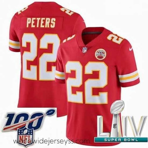 Exceptionally fashioned 2020 Super Bowl LIV Nike Kansas City Chiefs #22 Marcus Peters Red Team Color Vapor Untouchable Limited Player NFL Jersey