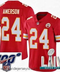 Exceptionally fashioned 2020 Super Bowl LIV Nike Kansas City Chiefs #24 David Amerson Red Team Color Vapor Untouchable Limited Player NFL Jersey