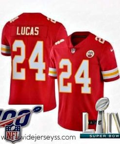 Exquisitely designed 2020 Super Bowl LIV Nike Kansas City Chiefs #24 Jordan Lucas Red Team Color Vapor Untouchable Limited Player NFL Jersey