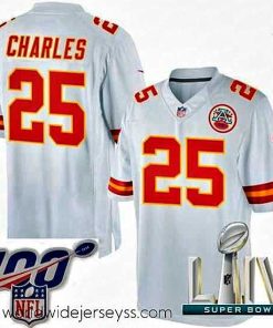 Superbly made 2020 Super Bowl LIV Nike Kansas City Chiefs #25 Jamaal Charles White Vapor Untouchable Limited Player NFL Jersey