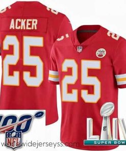Marvelously styled 2020 Super Bowl LIV Nike Kansas City Chiefs #25 Kenneth Acker Red Team Color Vapor Untouchable Limited Player NFL Jersey