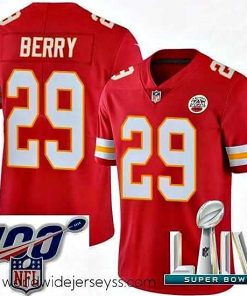 Finely crafted 2020 Super Bowl LIV Nike Kansas City Chiefs #29 Eric Berry Red Team Color Vapor Untouchable Limited Player NFL Jersey