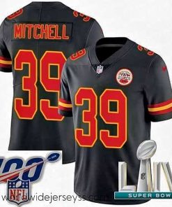 Superbly made 2020 Super Bowl LIV Nike Kansas City Chiefs #39 Terrance Mitchell Limited Black Rush Vapor Untouchable NFL Jersey