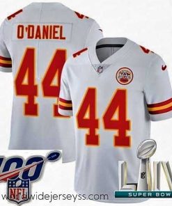 Exceptionally fashioned 2020 Super Bowl LIV Nike Kansas City Chiefs #44 Dorian O'Daniel White Vapor Untouchable Limited Player NFL Jersey