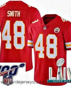 Exceptionally fashioned 2020 Super Bowl LIV Nike Kansas City Chiefs #48 Terrance Smith Red Team Color Vapor Untouchable Limited Player NFL Jersey