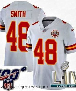 Finely crafted 2020 Super Bowl LIV Nike Kansas City Chiefs #48 Terrance Smith White Vapor Untouchable Limited Player NFL Jersey