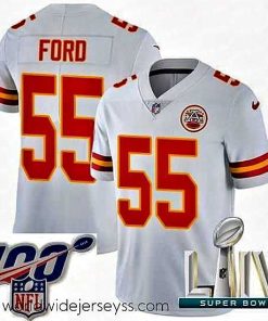 Finely crafted 2020 Super Bowl LIV Nike Kansas City Chiefs #55 Dee Ford White Vapor Untouchable Limited Player NFL Jersey