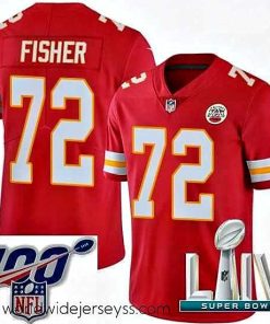 Exquisitely designed 2020 Super Bowl LIV Nike Kansas City Chiefs #72 Eric Fisher Red Team Color Vapor Untouchable Limited Player NFL Jersey