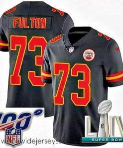 Marvelously styled 2020 Super Bowl LIV Nike Kansas City Chiefs #73 Zach Fulton Limited Black Rush Vapor Untouchable NFL Jersey
