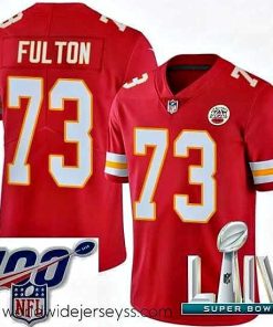 Superbly made 2020 Super Bowl LIV Nike Kansas City Chiefs #73 Zach Fulton Red Team Color Vapor Untouchable Limited Player NFL Jersey