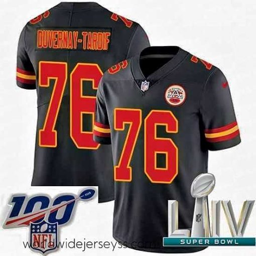 Exceptionally fashioned 2020 Super Bowl LIV Nike Kansas City Chiefs #76 Laurent Duvernay-Tardif Limited Black Rush Vapor Untouchable NFL Jersey