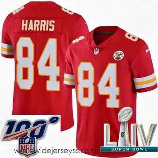 Superbly made 2020 Super Bowl LIV Nike Kansas City Chiefs #84 Demetrius Harris Red Team Color Vapor Untouchable Limited Player NFL Jersey