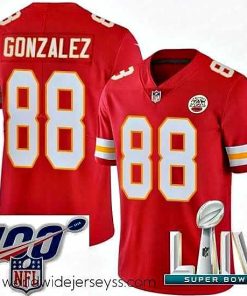 Finely crafted 2020 Super Bowl LIV Nike Kansas City Chiefs #88 Tony Gonzalez Red Team Color Vapor Untouchable Limited Player NFL Jersey
