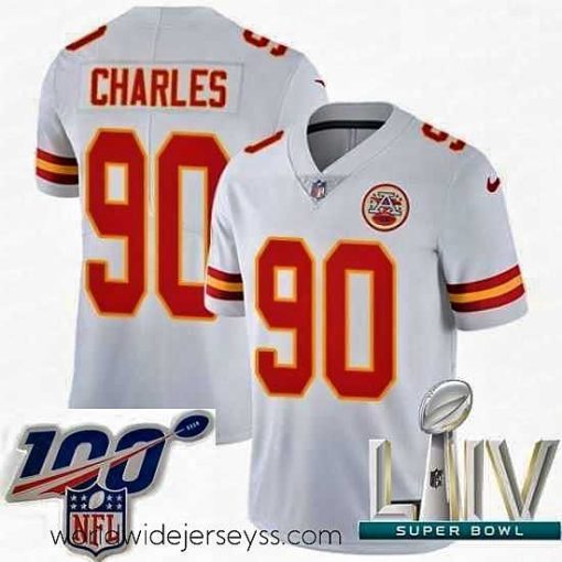 Finely crafted 2020 Super Bowl LIV Nike Kansas City Chiefs #90 Stefan Charles White Vapor Untouchable Limited Player NFL Jersey