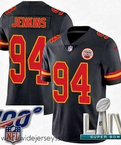 Exquisitely designed 2020 Super Bowl LIV Nike Kansas City Chiefs #94 Jarvis Jenkins Limited Black Rush Vapor Untouchable NFL Jersey