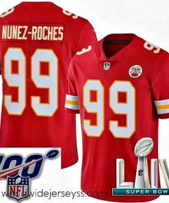 Superbly made 2020 Super Bowl LIV Nike Kansas City Chiefs #99 Rakeem Nunez-Roches Red Team Color Vapor Untouchable Limited Player NFL Jersey