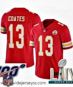 Finely crafted 2020 Super Bowl LIV Kansas City Chiefs #13 Sammie Coates Red Team Color Vapor Untouchable Limited Player Football Jersey