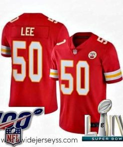 Exquisitely designed 2020 Super Bowl LIV Kansas City Chiefs #50 Darron Lee Red Team Color Vapor Untouchable Limited Player Football Jersey