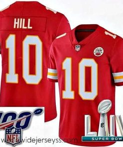 Marvelously styled 2020 Super Bowl LIV Nike Kansas City Chiefs #10 Tyreek Hill Red Team Color Vapor Untouchable Limited Player NFL Jersey