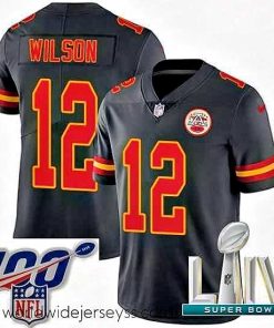 Finely crafted 2020 Super Bowl LIV Nike Kansas City Chiefs #12 Albert Wilson Limited Black Rush Vapor Untouchable NFL Jersey