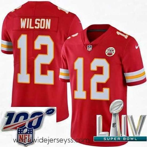 Finely crafted 2020 Super Bowl LIV Nike Kansas City Chiefs #12 Albert Wilson Red Team Color Vapor Untouchable Limited Player NFL Jersey