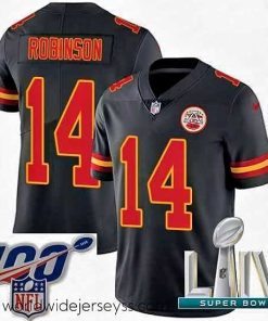 Exceptionally fashioned 2020 Super Bowl LIV Nike Kansas City Chiefs #14 Demarcus Robinson Limited Black Rush Vapor Untouchable NFL Jersey