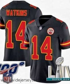Superbly made 2020 Super Bowl LIV Nike Kansas City Chiefs #14 Sammy Watkins Limited Black Rush Vapor Untouchable NFL Jersey
