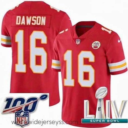 Finely crafted 2020 Super Bowl LIV Nike Kansas City Chiefs #16 Len Dawson Red Team Color Vapor Untouchable Limited Player NFL Jersey