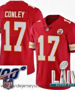 Exceptionally fashioned 2020 Super Bowl LIV Nike Kansas City Chiefs #17 Chris Conley Red Team Color Vapor Untouchable Limited Player NFL Jersey