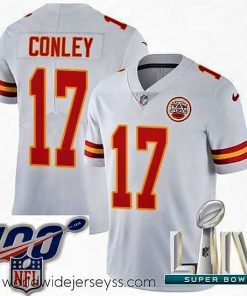 Exceptionally fashioned 2020 Super Bowl LIV Nike Kansas City Chiefs #17 Chris Conley White Vapor Untouchable Limited Player NFL Jersey