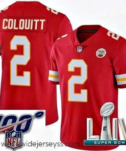 Exceptionally fashioned 2020 Super Bowl LIV Nike Kansas City Chiefs #2 Dustin Colquitt Red Team Color Vapor Untouchable Limited Player NFL Jersey