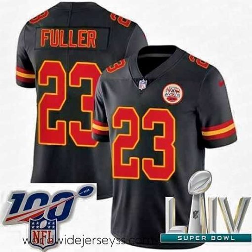 Exceptionally fashioned 2020 Super Bowl LIV Nike Kansas City Chiefs #23 Kendall Fuller Limited Black Rush Vapor Untouchable NFL Jersey