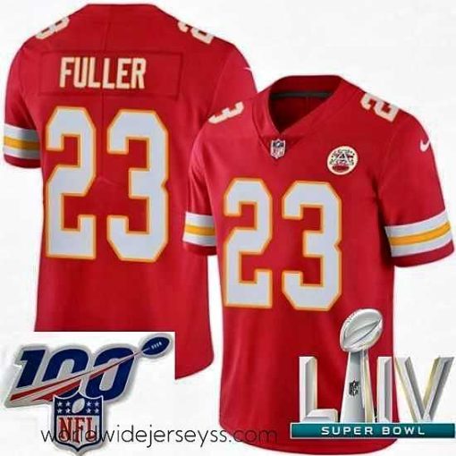 Exceptionally fashioned 2020 Super Bowl LIV Nike Kansas City Chiefs #23 Kendall Fuller Red Team Color Vapor Untouchable Limited Player NFL Jersey