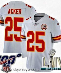 Exquisitely designed 2020 Super Bowl LIV Nike Kansas City Chiefs #25 Kenneth Acker White Vapor Untouchable Limited Player NFL Jersey