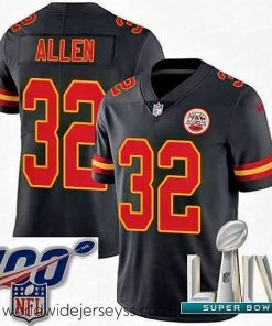 Superbly made 2020 Super Bowl LIV Nike Kansas City Chiefs #32 Marcus Allen Limited Black Rush Vapor Untouchable NFL Jersey