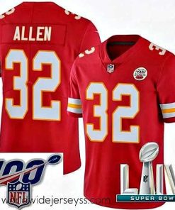 Exceptionally fashioned 2020 Super Bowl LIV Nike Kansas City Chiefs #32 Marcus Allen Red Team Color Vapor Untouchable Limited Player NFL Jersey