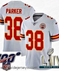 Exquisitely designed 2020 Super Bowl LIV Nike Kansas City Chiefs #38 Ron Parker White Vapor Untouchable Limited Player NFL Jersey