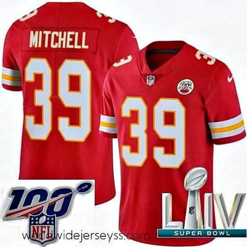 Marvelously styled 2020 Super Bowl LIV Nike Kansas City Chiefs #39 Terrance Mitchell Red Team Color Vapor Untouchable Limited Player NFL Jersey