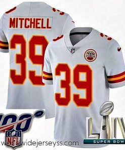 Superbly made 2020 Super Bowl LIV Nike Kansas City Chiefs #39 Terrance Mitchell White Vapor Untouchable Limited Player NFL Jersey