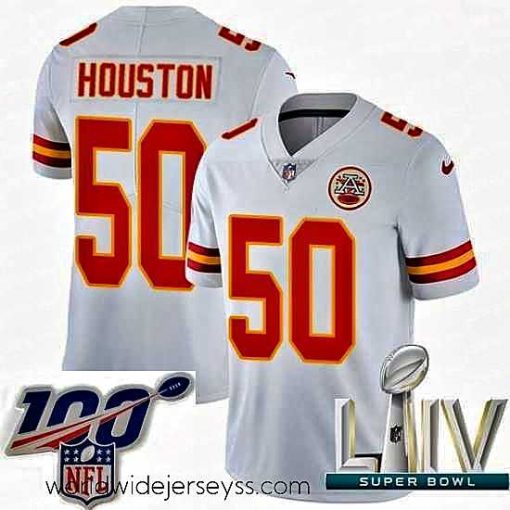 Exceptionally fashioned 2020 Super Bowl LIV Nike Kansas City Chiefs #50 Justin Houston White Vapor Untouchable Limited Player NFL Jersey