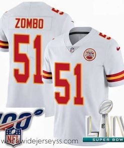 Exquisitely designed 2020 Super Bowl LIV Nike Kansas City Chiefs #51 Frank Zombo White Vapor Untouchable Limited Player NFL Jersey