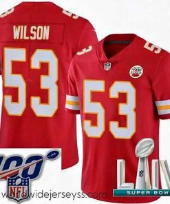Exquisitely designed 2020 Super Bowl LIV Nike Kansas City Chiefs #53 Ramik Wilson Red Team Color Vapor Untouchable Limited Player NFL Jersey