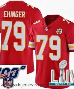 Superbly made 2020 Super Bowl LIV Nike Kansas City Chiefs #79 Parker Ehinger Red Team Color Vapor Untouchable Limited Player NFL Jersey