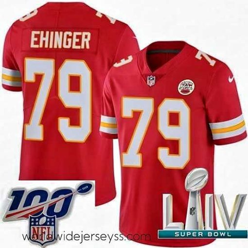 Superbly made 2020 Super Bowl LIV Nike Kansas City Chiefs #79 Parker Ehinger Red Team Color Vapor Untouchable Limited Player NFL Jersey